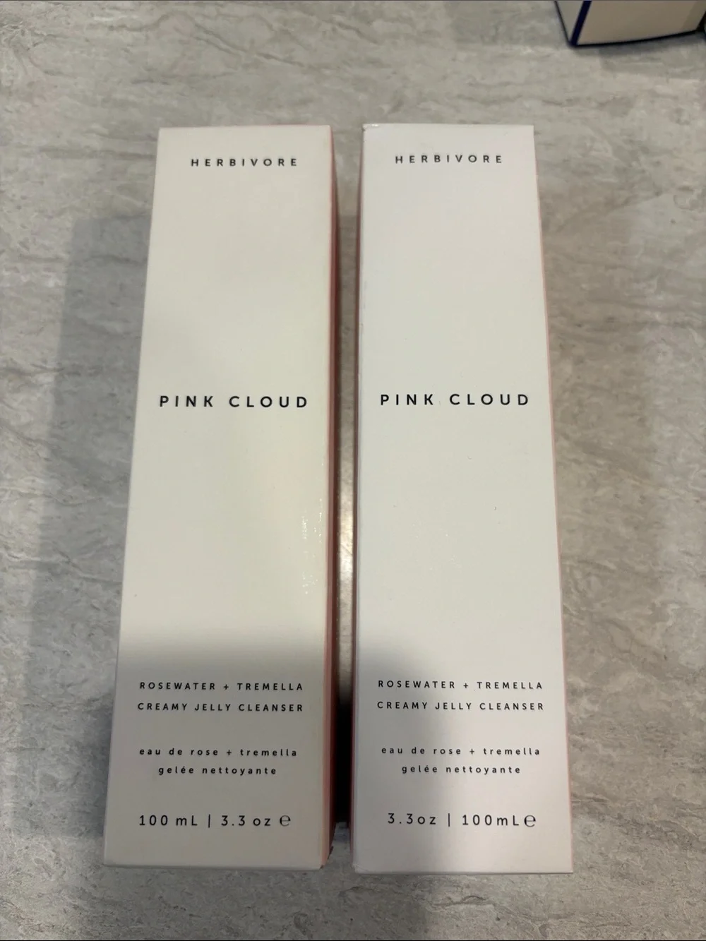 Herbivore Pink Cloud Creamy Jelly Cleanser - Pink & White